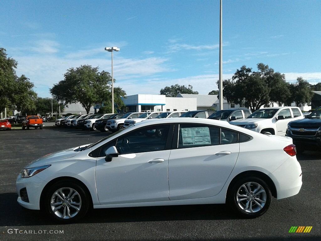 Summit White 2019 Chevrolet Cruze LS Exterior Photo #130095827