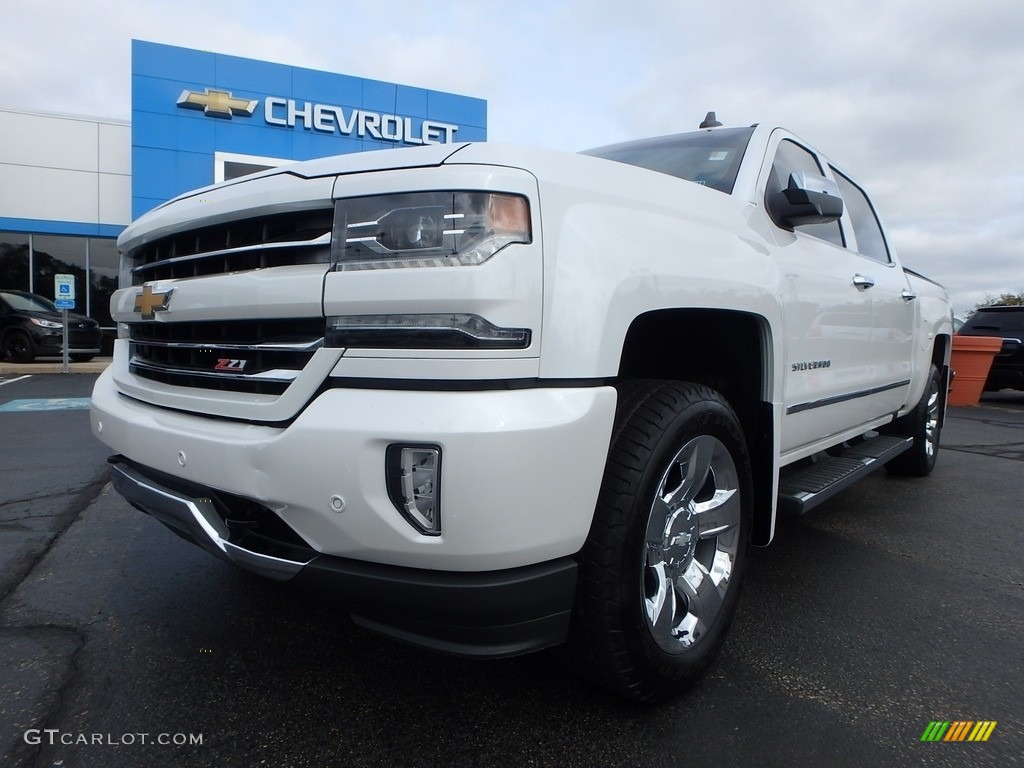 2016 Silverado 1500 LTZ Crew Cab 4x4 - Iridescent Pearl Tricoat / Cocoa/Dune photo #2