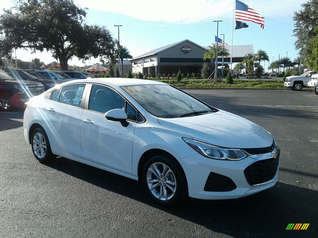 Summit White 2019 Chevrolet Cruze LS Exterior Photo #130095992