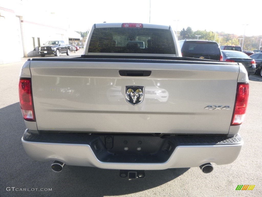2019 1500 Classic Tradesman Quad Cab 4x4 - Bright Silver Metallic / Black/Diesel Gray photo #4