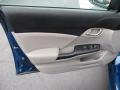 2015 Dyno Blue Pearl Honda Civic LX Sedan  photo #9