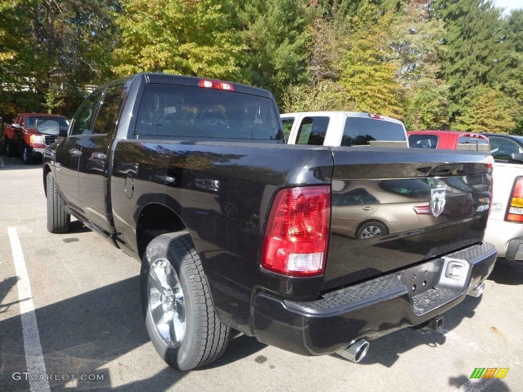 2019 1500 Classic Tradesman Quad Cab 4x4 - Brilliant Black Crystal Pearl / Black/Diesel Gray photo #3