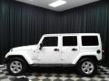 Bright White 2013 Jeep Wrangler Unlimited Sahara 4x4