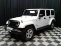 Bright White - Wrangler Unlimited Sahara 4x4 Photo No. 2