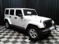 Bright White - Wrangler Unlimited Sahara 4x4 Photo No. 4