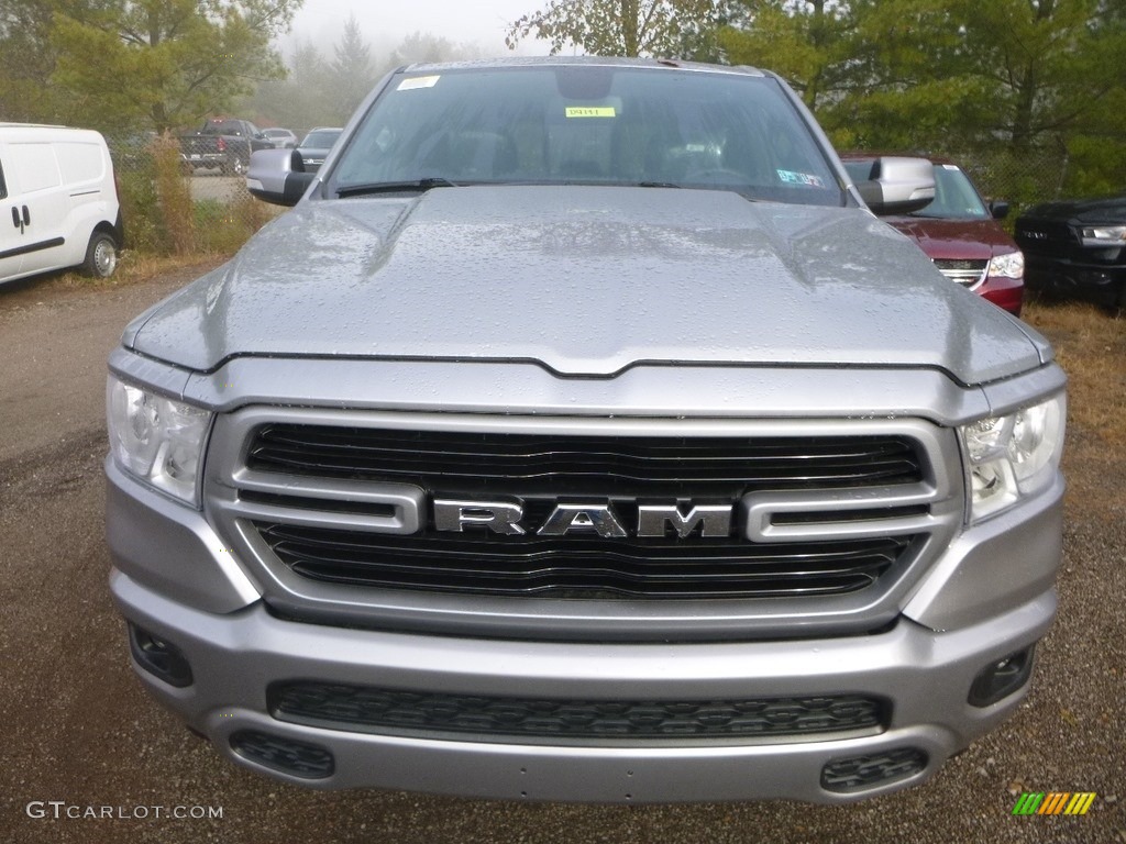 2019 1500 Big Horn Crew Cab 4x4 - Billett Silver Metallic / Black photo #8