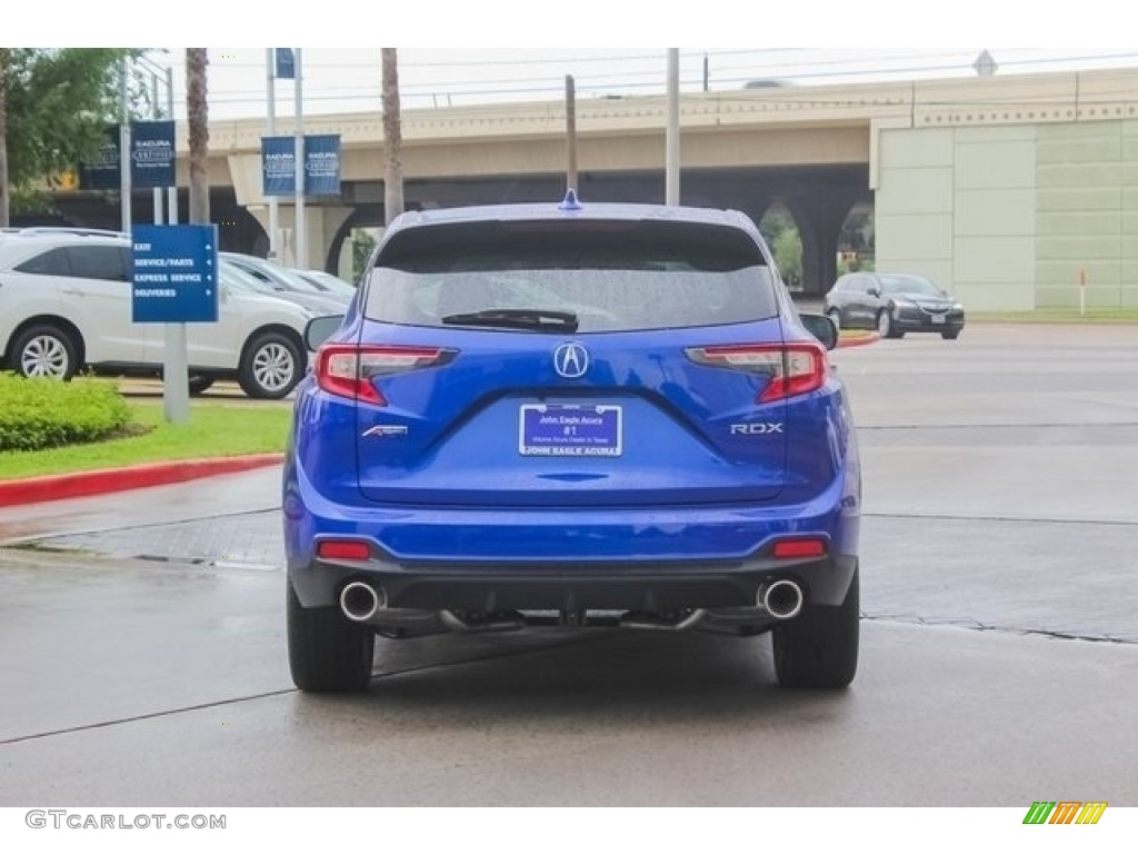 2019 RDX A-Spec - Apex Blue Pearl / Red photo #6