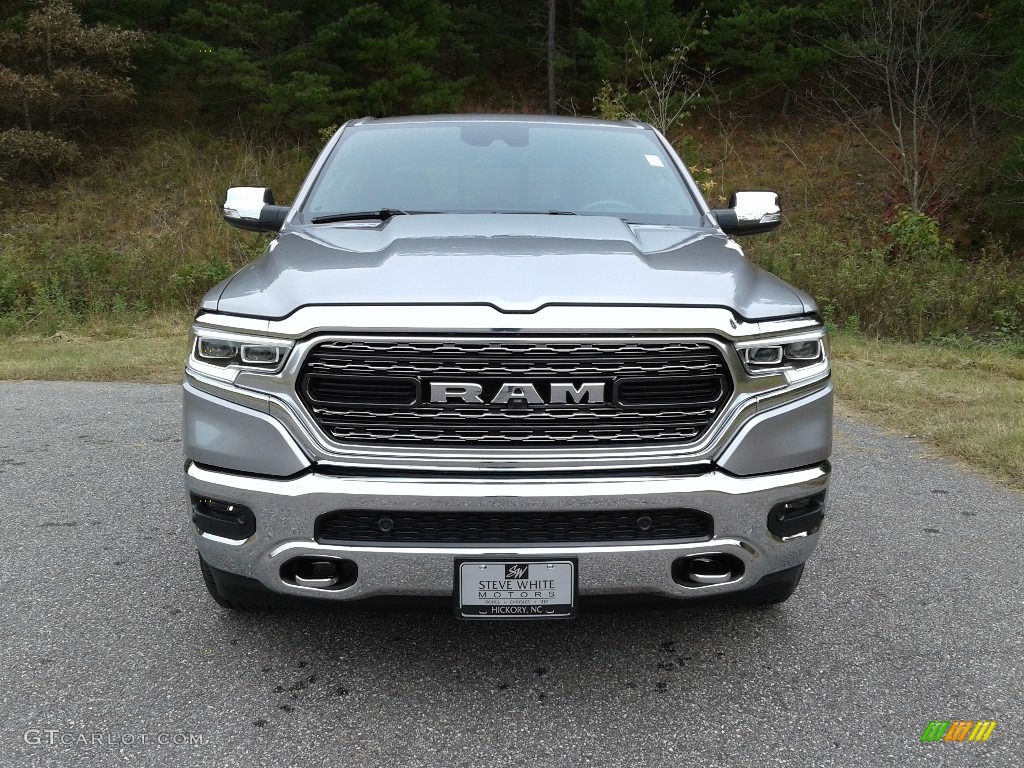 2019 1500 Limited Crew Cab 4x4 - Billett Silver Metallic / Black photo #3