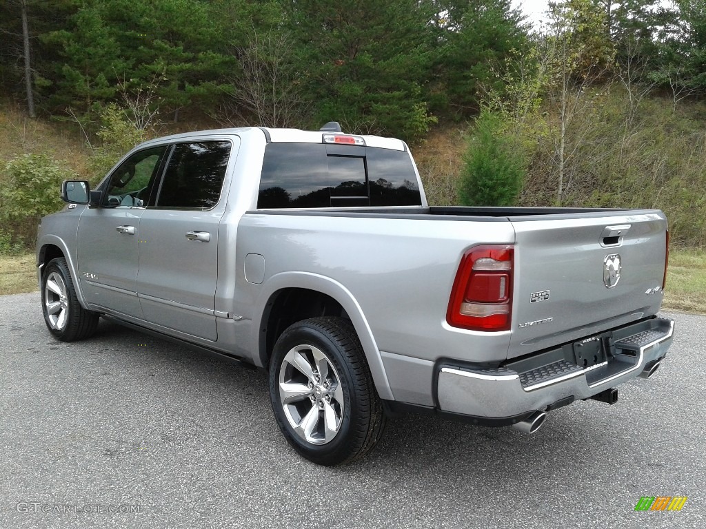 2019 1500 Limited Crew Cab 4x4 - Billett Silver Metallic / Black photo #8