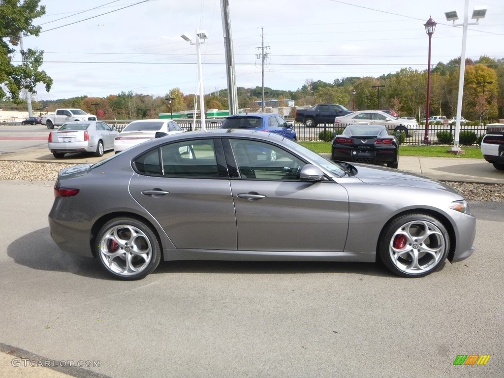 Stromboli Gray Metallic 2019 Alfa Romeo Giulia Ti Sport AWD Exterior Photo #130105893