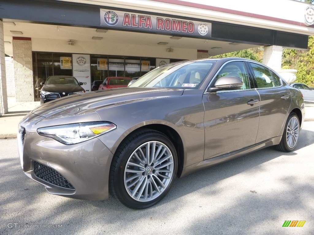 Imola Titanium Metallic 2019 Alfa Romeo Giulia Ti Lusso AWD Exterior Photo #130106333