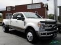 White Platinum Metallic Tri-Coat - F450 Super Duty King Ranch Crew Cab 4x4 Photo No. 7
