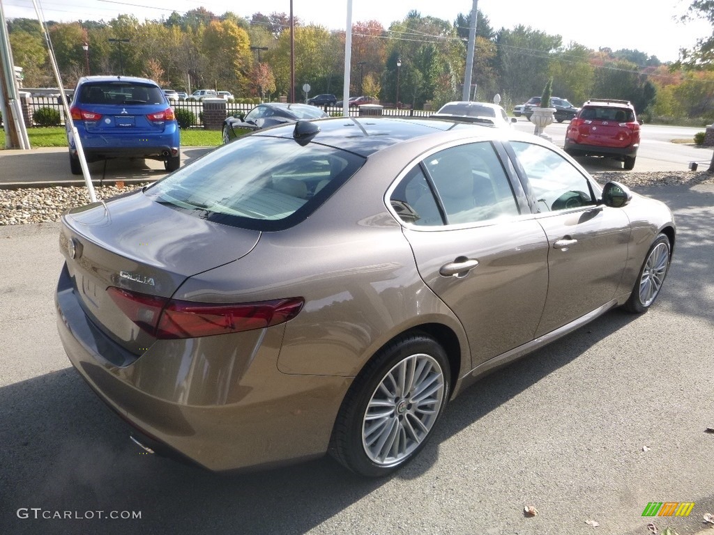 2019 Giulia Ti Lusso AWD - Imola Titanium Metallic / Black/Crema photo #8