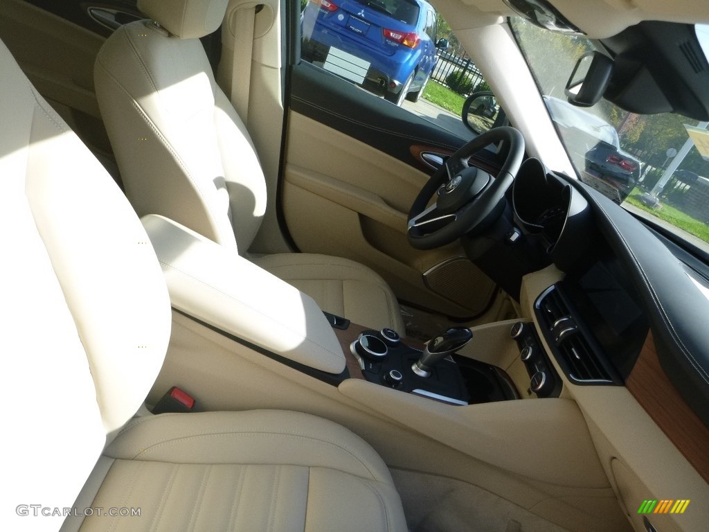 2019 Giulia Ti Lusso AWD - Imola Titanium Metallic / Black/Crema photo #14