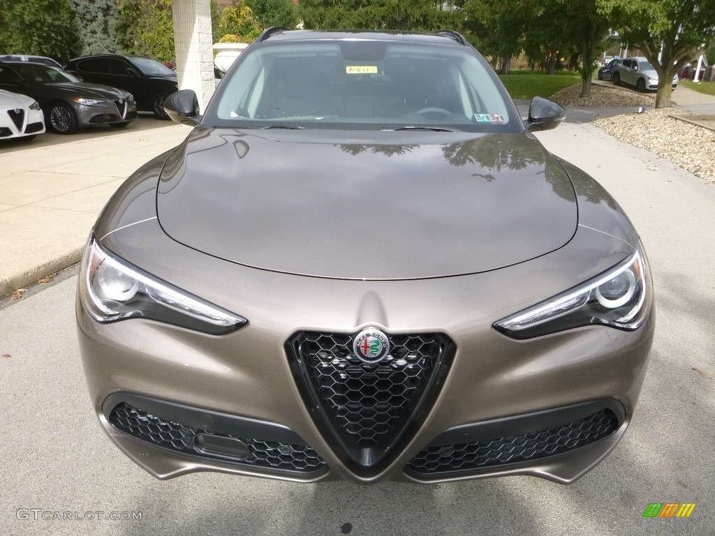 Imola Titanium Metallic 2019 Alfa Romeo Stelvio Ti AWD Exterior Photo #130107440