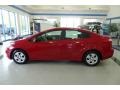 2016 Crimson Red Kia Forte LX Sedan  photo #10