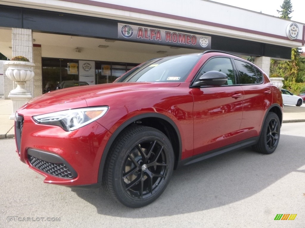 Rosso Red Competizione Tri-Coat 2019 Alfa Romeo Stelvio Ti Sport AWD Exterior Photo #130107878