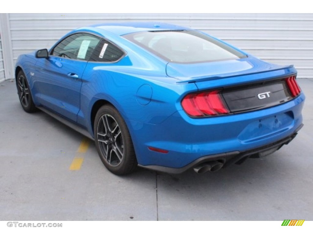 2019 Mustang GT Fastback - Velocity Blue / Ebony photo #7