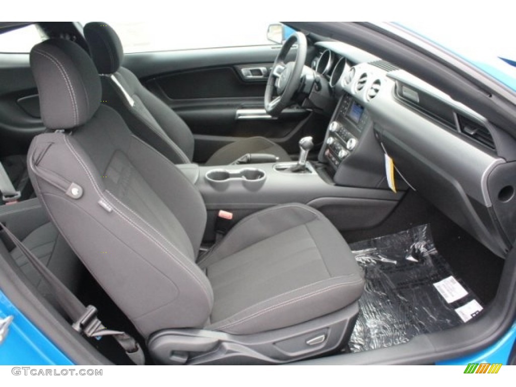 Ebony Interior 2019 Ford Mustang GT Fastback Photo #130108763