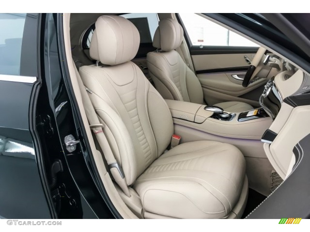 Silk Beige/Espresso Brown Interior 2019 Mercedes-Benz S 560 Sedan Photo #130109489