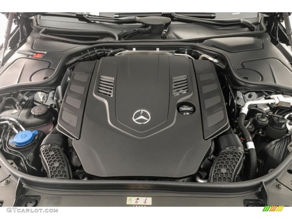 2019 Mercedes-Benz S 560 Sedan 4.0 Liter biturbo DOHC 32-Valve VVT V8 Engine Photo #130109537