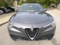 2019 Vesuvio Gray Metallic Alfa Romeo Stelvio Ti Sport AWD  photo #13
