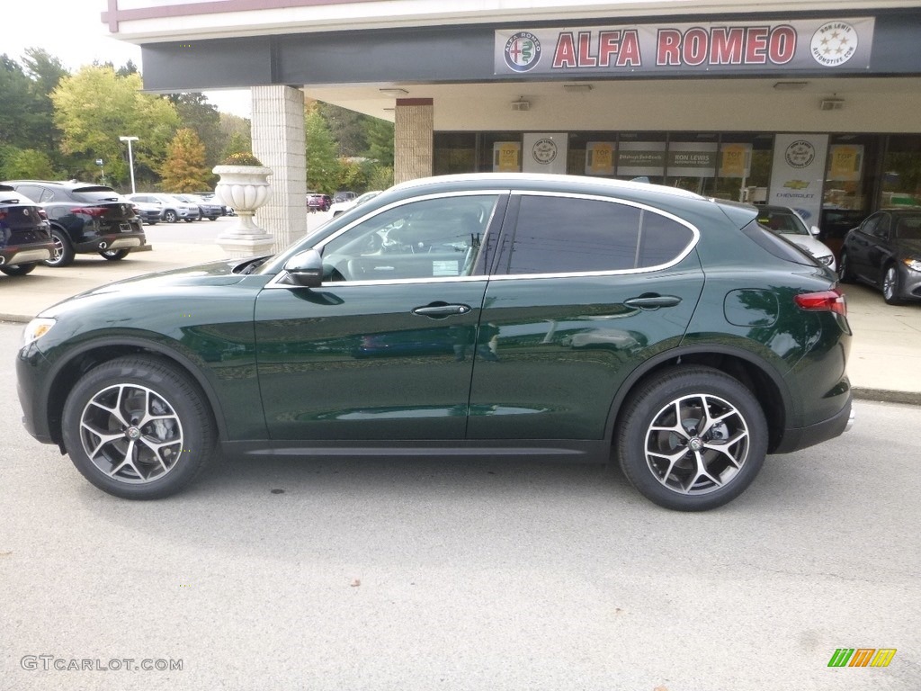 Verde Visconti (Green) Metallic 2019 Alfa Romeo Stelvio Ti AWD Exterior Photo #130110350