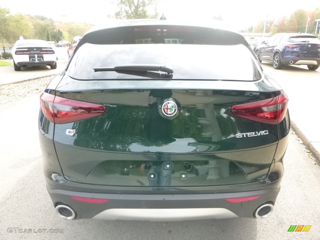 2019 Stelvio Ti AWD - Verde Visconti (Green) Metallic / Black photo #7