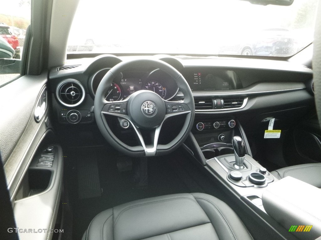 2019 Stelvio Ti AWD - Verde Visconti (Green) Metallic / Black photo #18