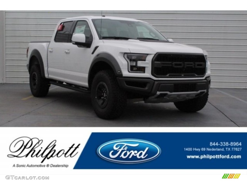 2018 F150 SVT Raptor SuperCrew 4x4 - Oxford White / Raptor Black photo #1