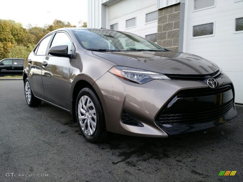 Falcon Gray metallic 2019 Toyota Corolla LE Exterior Photo #130111229