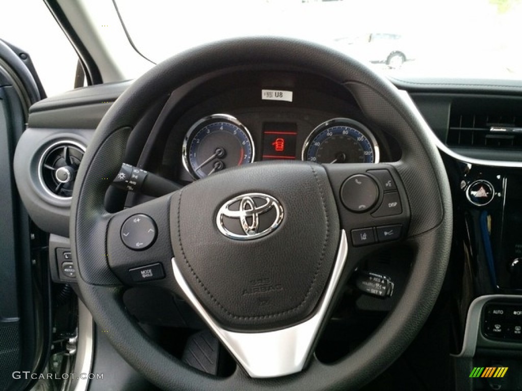 2019 Toyota Corolla LE Black Steering Wheel Photo #130111424