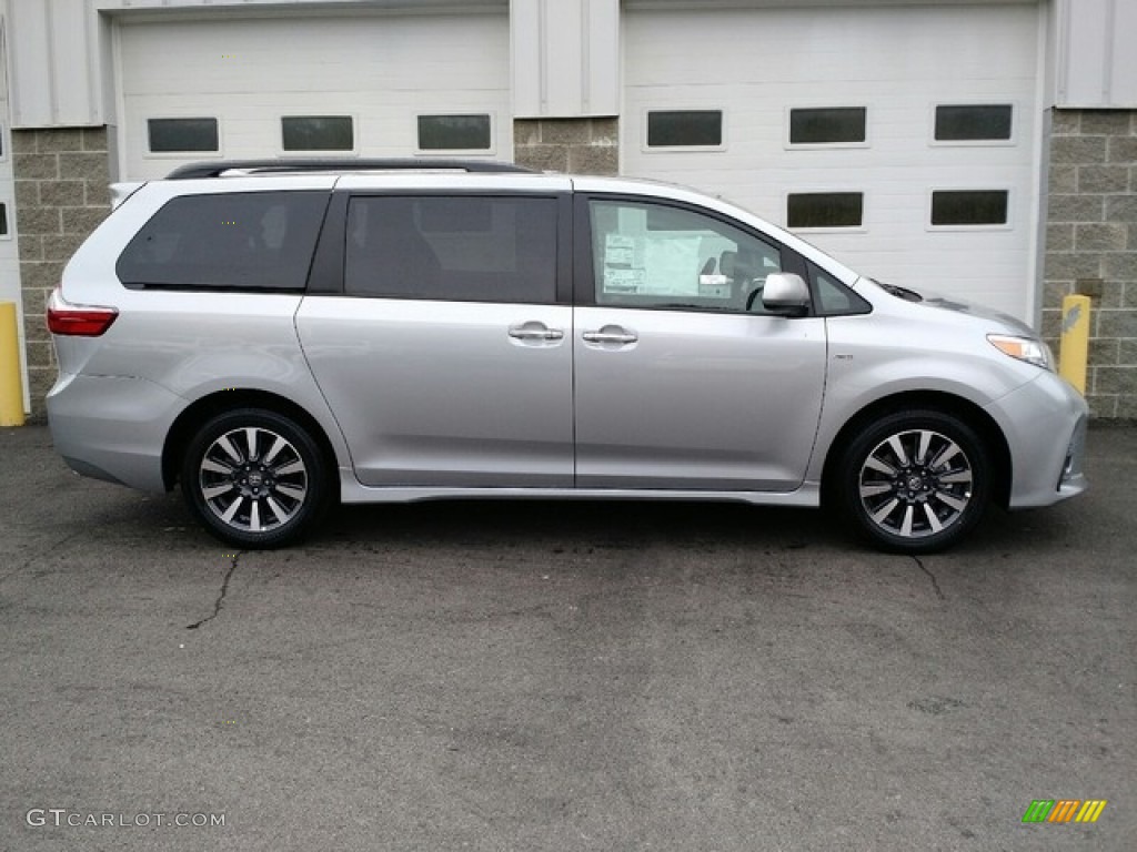 2019 Sienna XLE - Celestial Silver Metallic / Ash photo #2