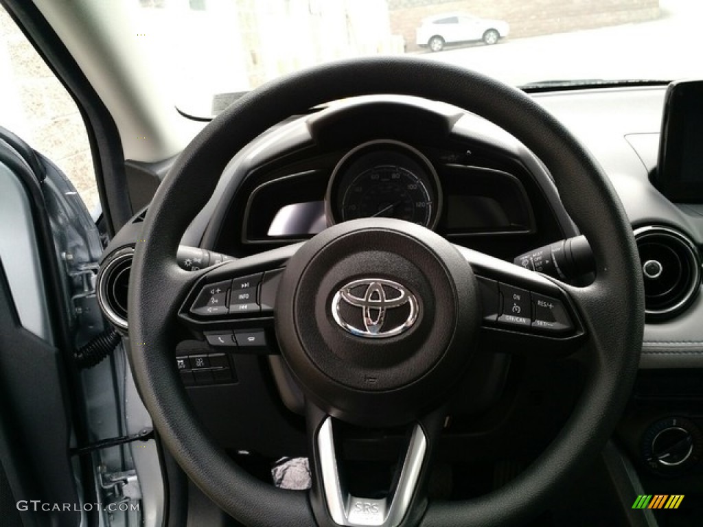 2019 Toyota Yaris LE Gray Steering Wheel Photo #130114754