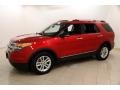 2012 Red Candy Metallic Ford Explorer XLT EcoBoost  photo #3