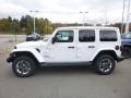 Bright White 2018 Jeep Wrangler Unlimited Sahara 4x4 Exterior