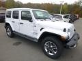 Bright White 2018 Jeep Wrangler Unlimited Sahara 4x4 Exterior