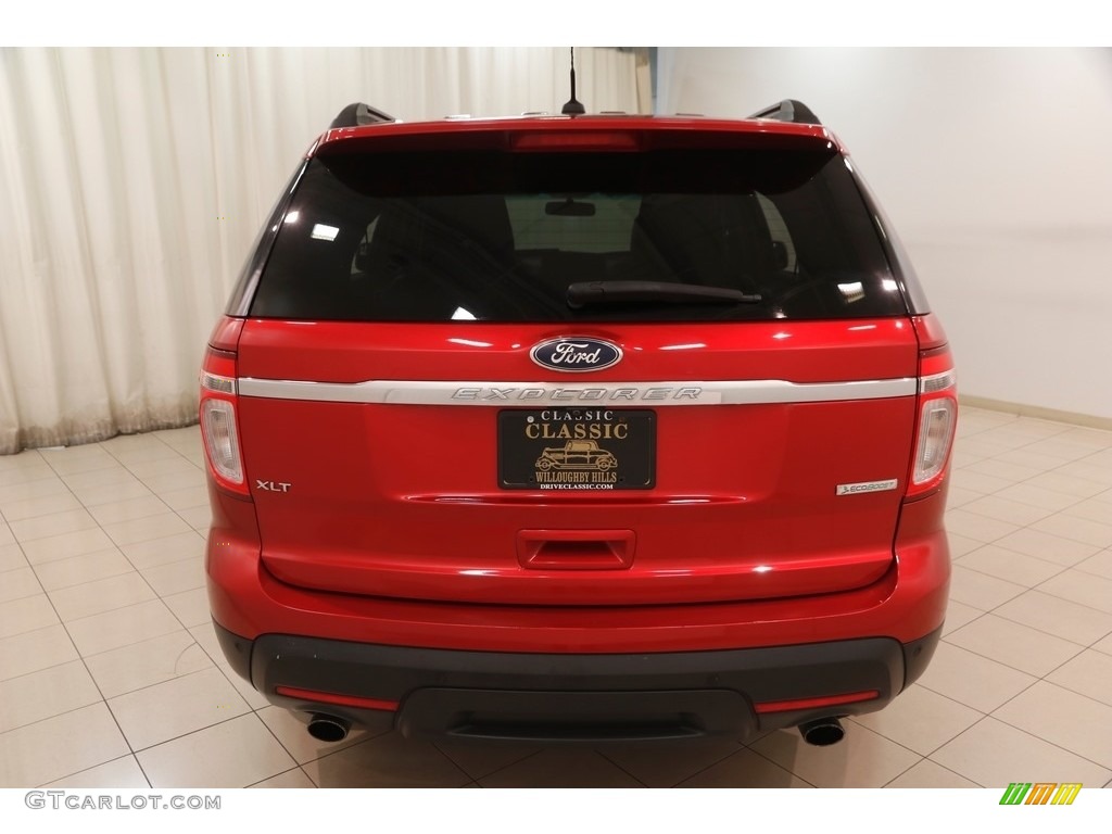 2012 Explorer XLT EcoBoost - Red Candy Metallic / Charcoal Black photo #25
