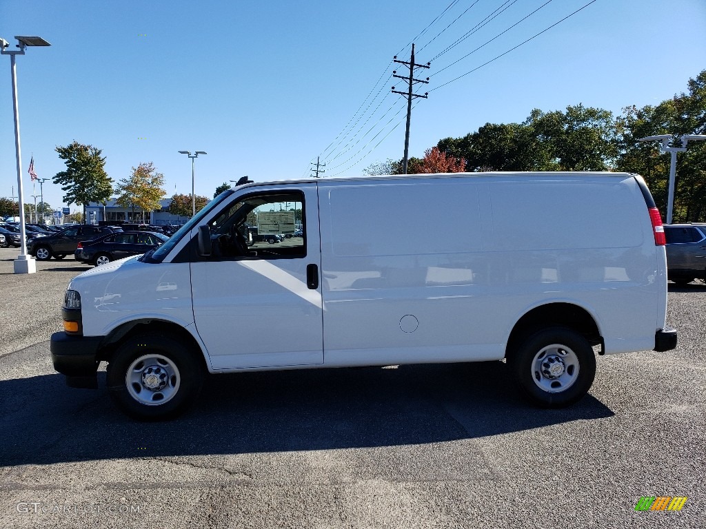 Summit White 2018 Chevrolet Express 2500 Cargo WT Exterior Photo #130116641