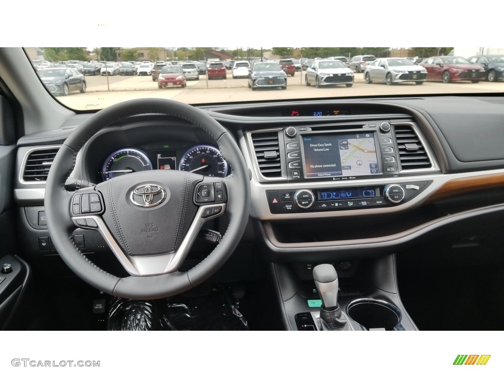 2019 Highlander Hybrid Limited AWD - Midnight Black Metallic / Saddle Tan photo #5