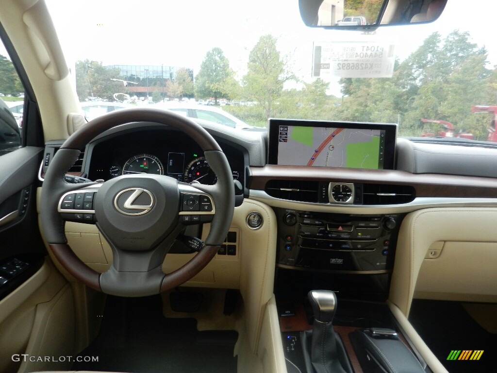 2019 Lexus LX 570 Parchment Dashboard Photo #130117610