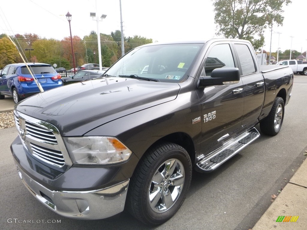 2014 1500 SLT Quad Cab 4x4 - Granite Crystal Metallic / Black/Diesel Gray photo #5