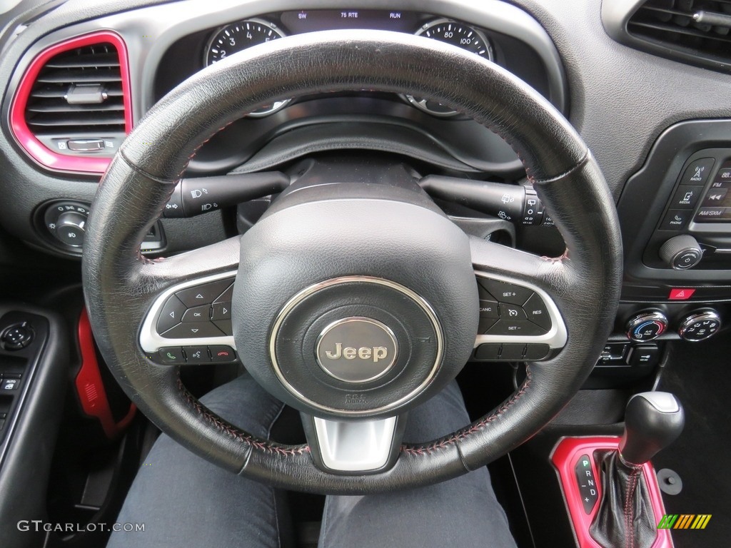 2017 Renegade Trailhawk 4x4 - Colorado Red / Black photo #32