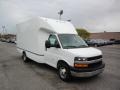 Summit White - Express Cutaway 3500 Moving Van Photo No. 3