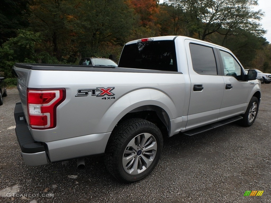 2018 F150 STX SuperCrew 4x4 - Ingot Silver / Black photo #2