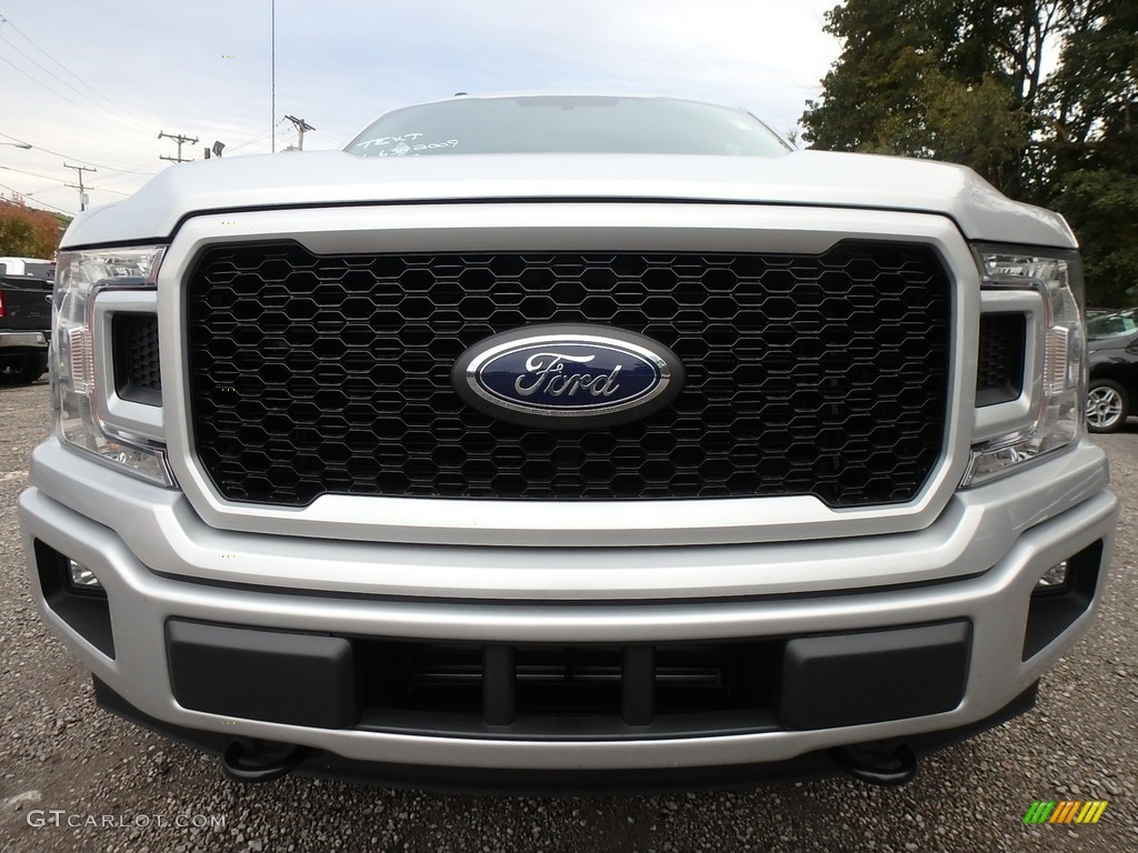 2018 F150 STX SuperCrew 4x4 - Ingot Silver / Black photo #8