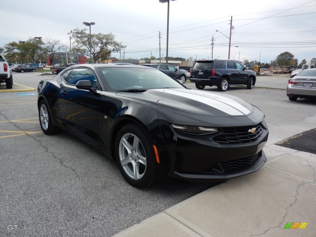 Black 2019 Chevrolet Camaro LT Coupe Exterior Photo #130122875