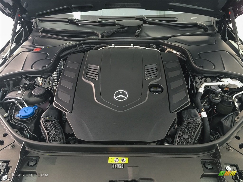 2019 Mercedes-Benz S 560 Sedan 4.0 Liter biturbo DOHC 32-Valve VVT V8 Engine Photo #130122878