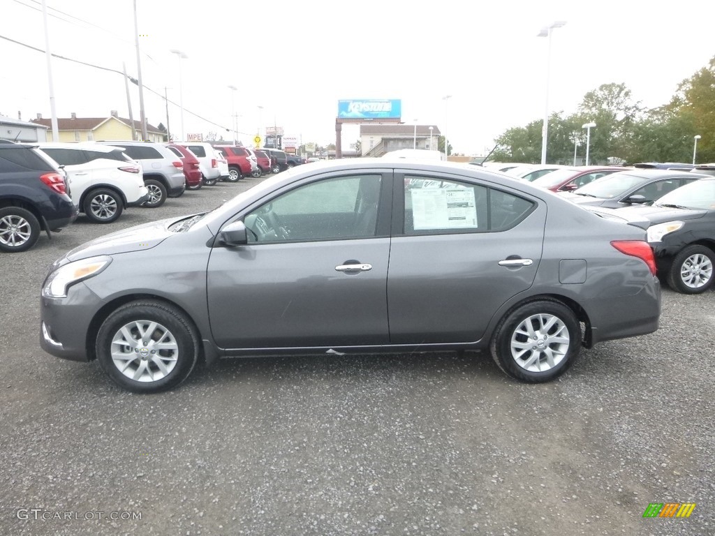 Gun Metallic 2019 Nissan Versa SV Special Edition Exterior Photo #130123045
