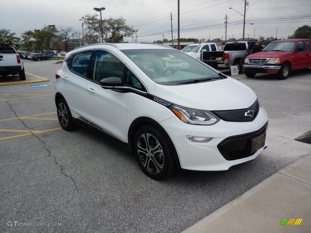 Summit White 2019 Chevrolet Bolt EV Premier Exterior Photo #130123223